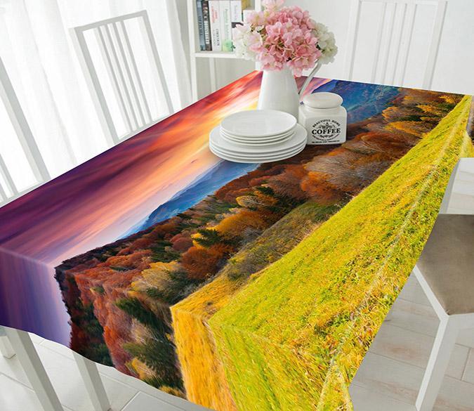 3D Colorful Mountains 816 Tablecloths Wallpaper AJ Wallpaper 