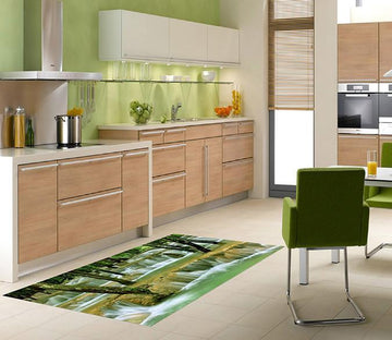 3D River Waterfalls Trees 503 Garage Door Mural Wallpaper AJ Wallpaper 