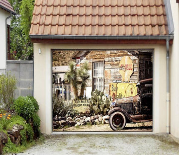 3D Village Truck 380 Garage Door Mural Wallpaper AJ Wallpaper 