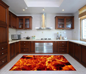 3D Volcanic Lava 111 Kitchen Mat Floor Mural Wallpaper AJ Wallpaper 