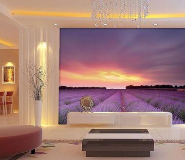 Lavender Fields Sunset Wallpaper AJ Wallpaper 2 