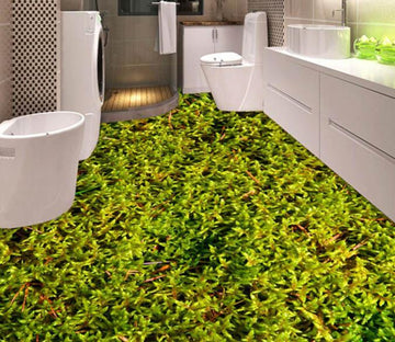 3D Green Plants Floor Mural Wallpaper AJ Wallpaper 2 