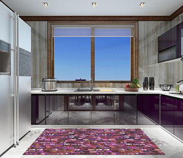 3D Colorful Bricks 560 Kitchen Mat Floor Mural Wallpaper AJ Wallpaper 