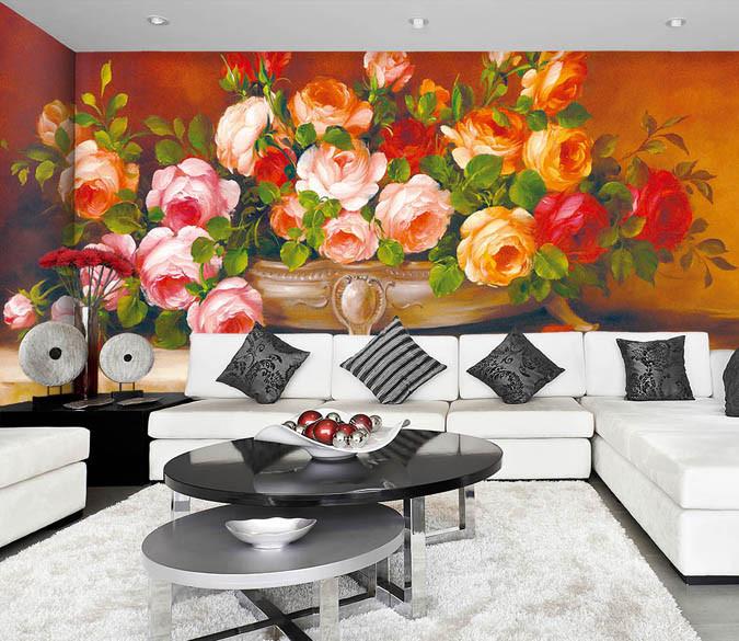 Flower Pot Wallpaper AJ Wallpaper 