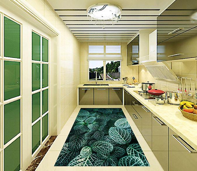3D Pretty Green Plants 582 Kitchen Mat Floor Mural Wallpaper AJ Wallpaper 