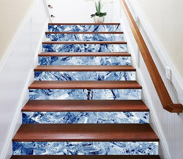 3D Ice Cubes 1611 Stair Risers Wallpaper AJ Wallpaper 