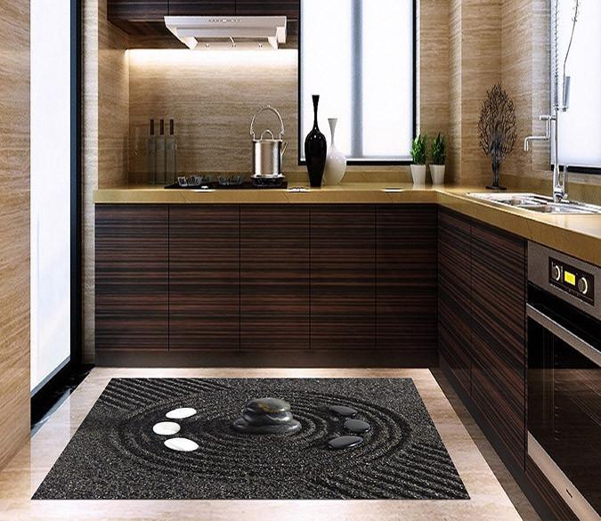 3D Stones Pattern 082 Kitchen Mat Floor Mural Wallpaper AJ Wallpaper 