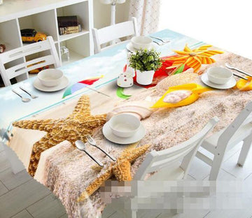 3D Beach Shells Starfishes 1484 Tablecloths Wallpaper AJ Wallpaper 