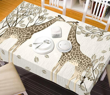 3D Lovely Giraffes 149 Tablecloths Wallpaper AJ Wallpaper 