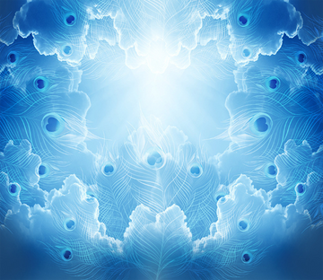 3D Beautiful Feathers Floor Mural Wallpaper AJ Wallpaper 2 