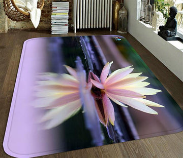 3D Pretty Pure Flower 122 Non Slip Rug Mat Mat AJ Creativity Home 