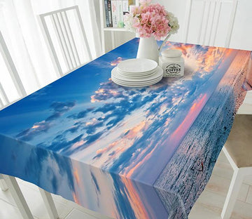 3D Sea Sunset Clouds 483 Tablecloths Wallpaper AJ Wallpaper 