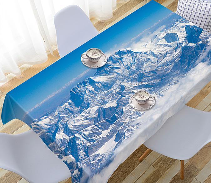 3D Snow Mountains 727 Tablecloths Wallpaper AJ Wallpaper 