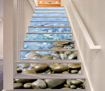 3D Cobblestones 208 Stair Risers Wallpaper AJ Wallpaper 