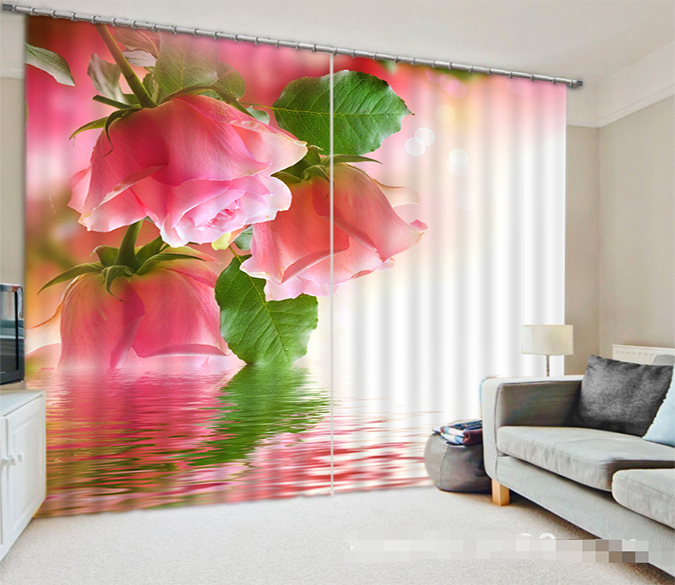 3D Pretty Pure Flowers 1059 Curtains Drapes Wallpaper AJ Wallpaper 
