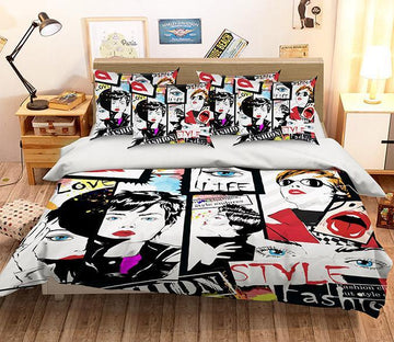 3D Fashion Women 212 Bed Pillowcases Quilt Wallpaper AJ Wallpaper 