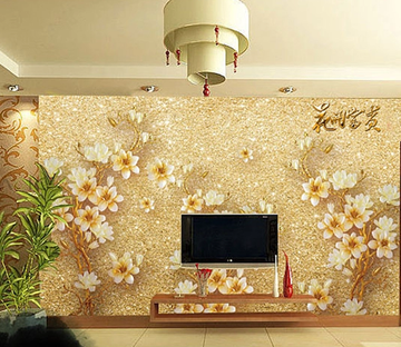 White Flowers Wallpaper AJ Wallpaper 