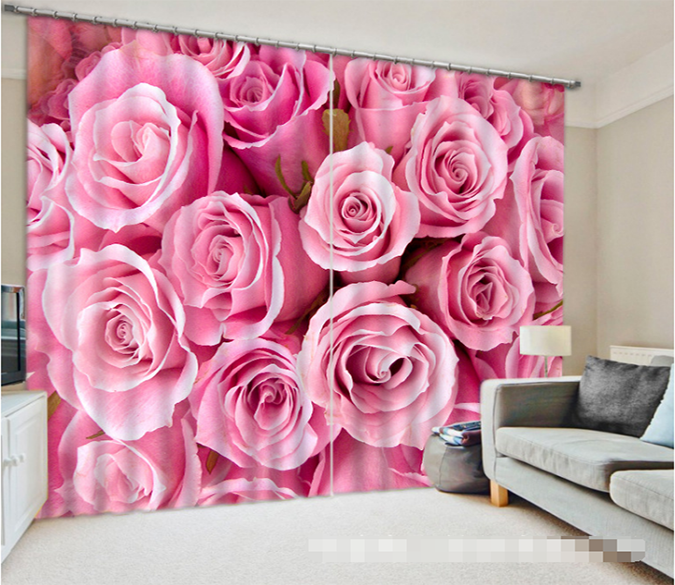 3D Elegant Roses 1292 Curtains Drapes Wallpaper AJ Wallpaper 