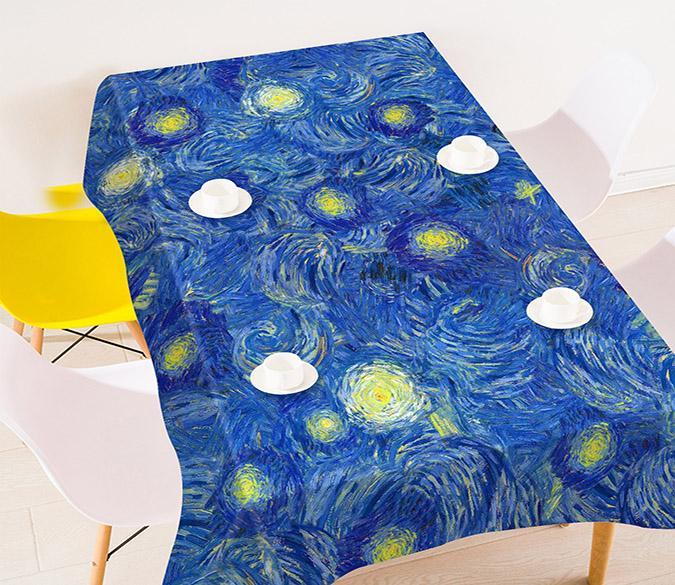 3D The Starry Night 661 Tablecloths Wallpaper AJ Wallpaper 
