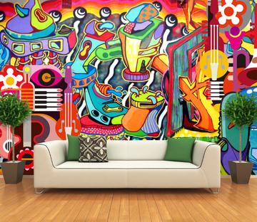 3D Monster Musical Iinstrument 199 Wallpaper AJ Wallpaper 