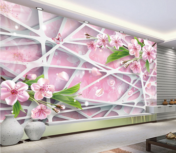 Romantic Peach Blossoms Wallpaper AJ Wallpaper 