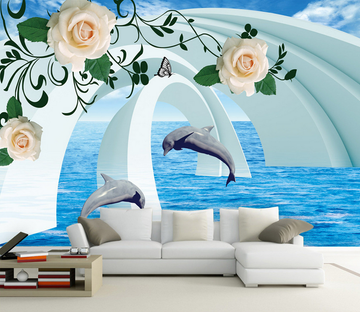 Fresh Roses And Arches Wallpaper AJ Wallpaper 