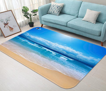 3D Vast Blue Sea 58 Non Slip Rug Mat Mat AJ Creativity Home 
