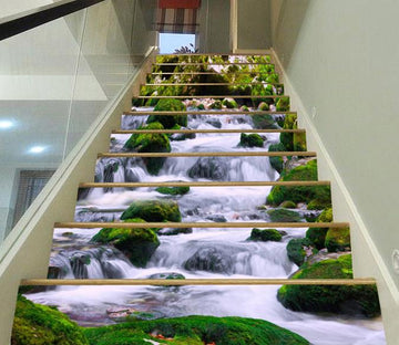 3D Stony River 697 Stair Risers Wallpaper AJ Wallpaper 
