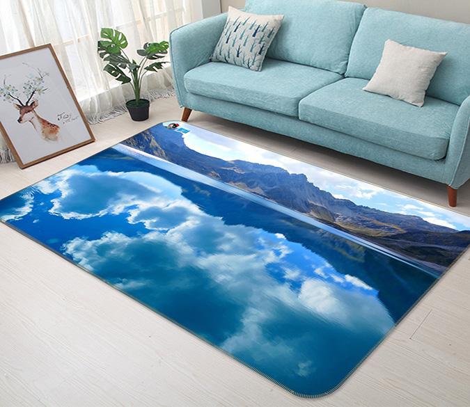 3D Vast Calm Sea 222 Non Slip Rug Mat Mat AJ Creativity Home 