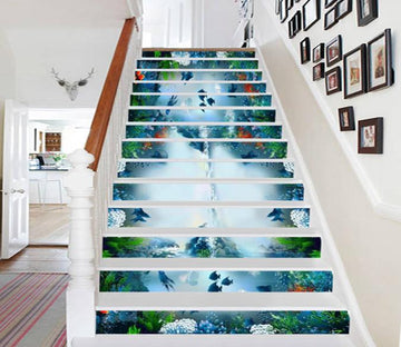 3D Magical Ocean World 791 Stair Risers Wallpaper AJ Wallpaper 