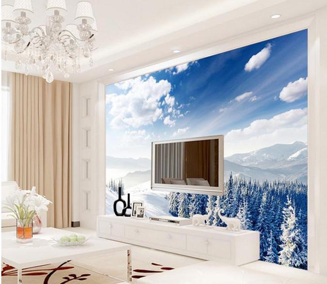 Snow Mountains Wallpaper AJ Wallpaper 