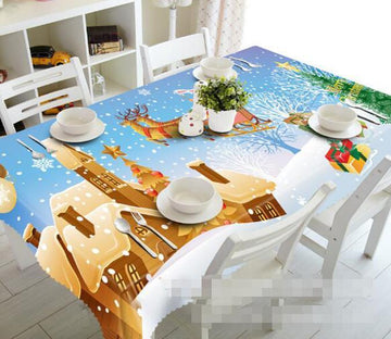 3D Santa Claus Gifts 1420 Tablecloths Wallpaper AJ Wallpaper 