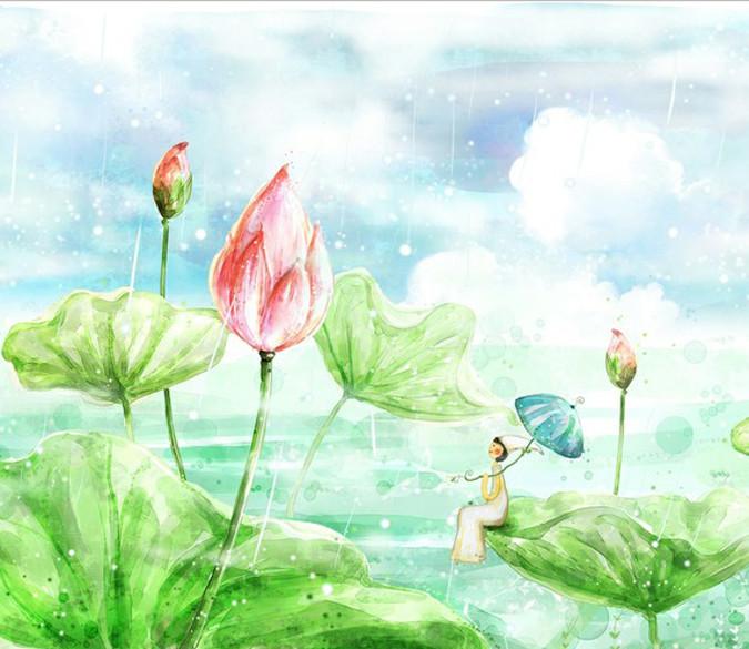 Lotus Fairy Wallpaper AJ Wallpaper 