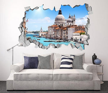 3D Venice Scenery 48 Broken Wall Murals Wallpaper AJ Wallpaper 