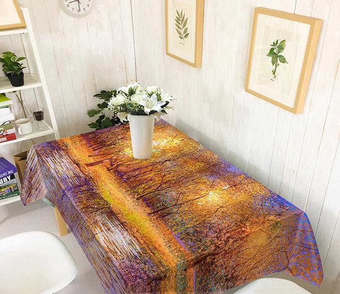 3D Bright Trees 611 Tablecloths Wallpaper AJ Wallpaper 