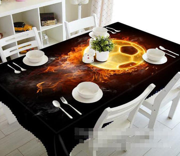3D Burning Football 1473 Tablecloths Wallpaper AJ Wallpaper 