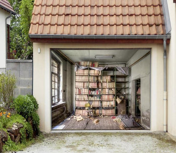 3D Messy Files Cabinets 448 Garage Door Mural Wallpaper AJ Wallpaper 