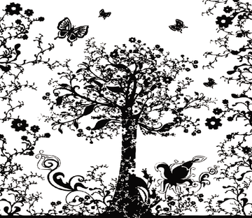 Enchanting Tree Wallpaper AJ Wallpaper 