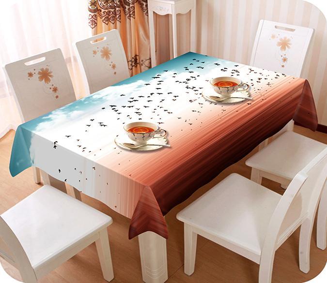 3D Flying Birds 358 Tablecloths Wallpaper AJ Wallpaper 