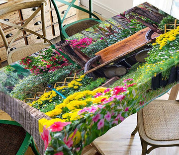 3D Garden Flowers 557 Tablecloths Wallpaper AJ Wallpaper 
