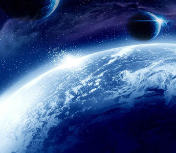 3D Planets Floor Mural Wallpaper AJ Wallpaper 2 