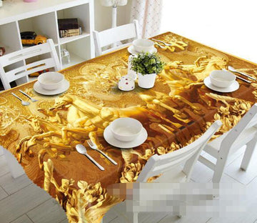 3D Golden Horses 961 Tablecloths Wallpaper AJ Wallpaper 