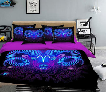 3D Aries 304 Bed Pillowcases Quilt Wallpaper AJ Wallpaper 