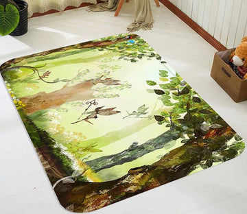 3D Forest Elves 35 Non Slip Rug Mat Mat AJ Creativity Home 
