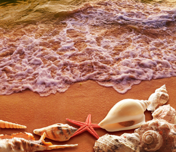 3D Beautiful Beach Floor Mural Wallpaper AJ Wallpaper 2 