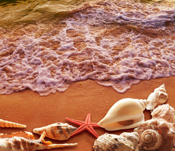 3D Beautiful Beach Floor Mural Wallpaper AJ Wallpaper 2 