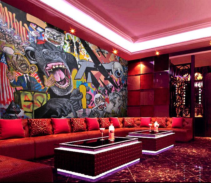 Clever Monkey Wallpaper AJ Wallpaper 2 