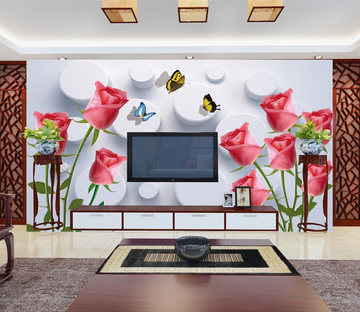 Romantic Roses Wallpaper AJ Wallpaper 