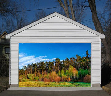 3D Forest Trees 114 Garage Door Mural Wallpaper AJ Wallpaper 
