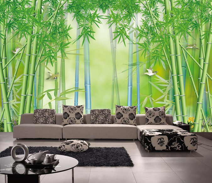 Bamboo 3D Wall panel Decorative Wall Tiles Cladding Wallpaper Faktum